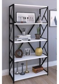 Resim Metal Kitaplık 5 Raf 