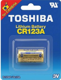 Resim Toshıba Cr123a 3v Lıthıum Pil 1li 