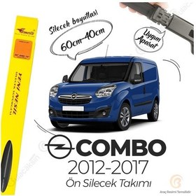 Resim İnwells Muz Silecek Takımı Opel Combo 2012-2017 İle Uyumlu 