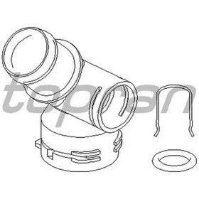 Resim TOPRAN 112399001 Su Flanşı-Sensörsüz (Vw: Caddy III 1,9 Bjb/Golf VI Vıı/Jetta /Passat 1,4 Tsı Caxa) 