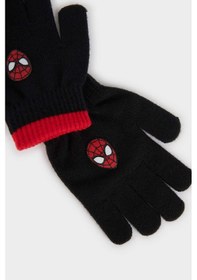 Resim Defacto Erkek Çocuk Marvel Spiderman Triko Eldiven X9305a625wnbk32 Siyah 