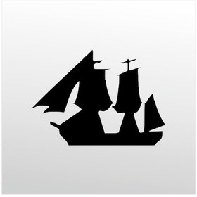 Resim Folyo Sticker Gemi Adkpquy524 200cm Uzunluk Siyah 