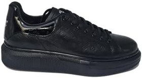 Resim MARCOMEN Bağcıklı LV Model Baskılı Kalın Düz Taban Sneaker Ayakkabı 21006 