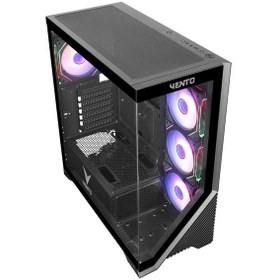Resim Vento Vg4202fla 1000w 80+ Gold Tempered Glass Usb 3.0 Argb E-atx Kasa 