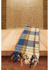 Resim % 100 Pamuk Hızlı Kuruyan Peştemal Banyo, Sauna, Plaj, Spor, Havuz Ve Misafir Havlusu Mavi 