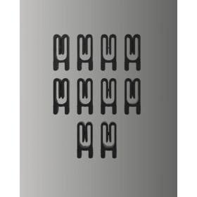 Resim Teknodayım Teknolojik Poşet Kapatma Mandalı Hava Geçirmez Siyah 10 Adet Set Seri 2026 