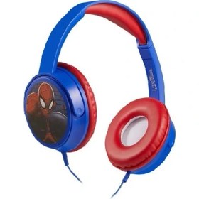 Resim Volkano Kablolu Mikrofonlu Kulaklık Marvel Spiderman Örümcek Adam Kulaklık Lisanslı MV-6513-SP2 5 Adet Sticker Ile Birlikte 