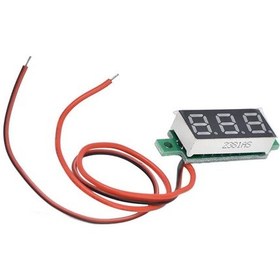 Resim 0.28'' inch Dc 0-100V Mini Digital Voltmetre 3 Kablolu Mavi 