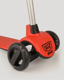 Resim LETS BE CHILD Let's Ride Işıklı ve 3 Tekerlekli Kırmızı Çocuk Scooter 