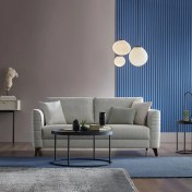 Resim Enza Home Grace 2'li Koltuk - Krem 