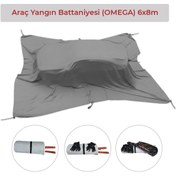 Resim nivofire Araç Yangın Battaniyesi (fire Blanket ) 6x8 