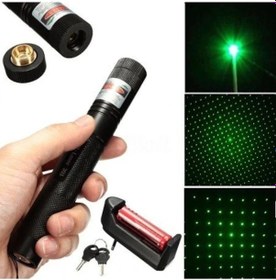 Resim New Şarjlı Yeşil Lazer Pointer LASER 303 Yeşil 