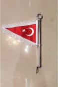 Resim Genel Markalar Motosiklet Bayrağı 2 Adet Kuba Cg Mondial Vb.makam Bayrağı Nikel Üniversal Beyaz 