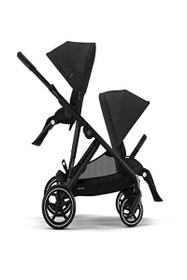 Resim Cybex Gazelle S Moon Black İkiz Bebek Arabası 