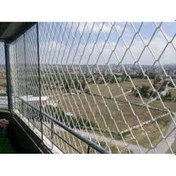 Resim 6 Mm 2,20 X 4 Metre Balkon Güvenlik Filesi Çocuk Emniyet Ağı Merd 