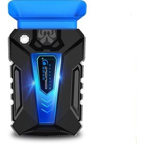 Resim Kangvka Cool Cold Mini Laptopt Soğutucu, 2000-4100 Rpm Hız Ayarlı, Sürekli Soğutma, 4 Adet Silikon Kılıf, Farklı Boyutlardaki Laptoptlar İçin 