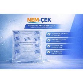 Resim Nemtut Nem Rutubet Korozyon Buhar Terleme Çekici Alıcı Tutucu Giderici Önleyici (2 Paket) 500 gr 