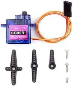 Resim Alkatronik Tower Pro Sg92r 12gr Micro Servo Motor 2.5kg 4,8v Plastik Dişli Dijital Dıy Robot Rc Uçak Rc Araba 