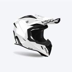 Resim Aıroh Avıator Ace 2 Color Whıte Gloss Kask Beyaz 