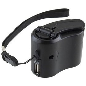 Resim Mini Kompakt El Krank Şarj Cihazı Manuel Jeneratör Cep Telefonu Acil Durum Şarj Cihazı Usb Şarj Cihazı Bağlantıda Kalın 