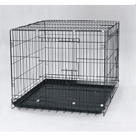 Resim Dayang Köpek Kafesi Siyah 93X56.5X63.5 