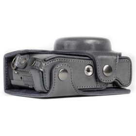 Resim MegaGear MG1258 Panasonic Lumix ZS70,TZ95 Deri Kamera Çantası 