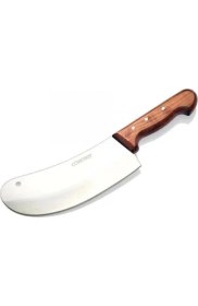 Resim Marsilyan™- Bursa Paslanmaz Mutfak Soğan Satırı, Börek Bıçağı No:3, 20 cm - Ahşap Sap 