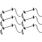 Resim Suntek 6x Demir Duvara Monte Şarap Rafı Çok İşlevli Sağ 