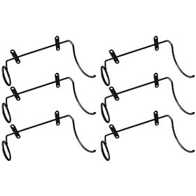 Resim Suntek 6x Demir Duvara Monte Şarap Rafı Çok İşlevli Sağ 