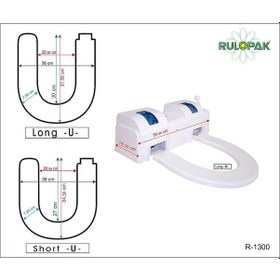 Resim Rulopak Manuel Klozet Kapak Dispanseri Turlu R - 1300 