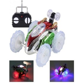 Resim Dasher Uzaktan Kumandalı Takla Atan Işıklı Çılgın Akrobat Oyuncak Araba Diğer 