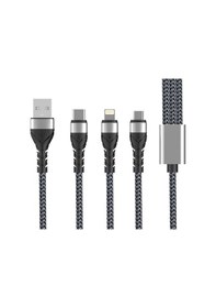 Resim Goocamp Siyah Bax 3 İn 1 Usb Kablo 1.2m 