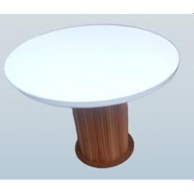 Resim Masa Anıt Model 110cm Parlak Beyaz Lake Boya Kayın Ağac Ayak El Yapım İtinal Paket 