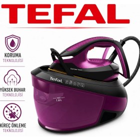 Resim Tefal SV8152 Express Vision Buhar Kazanlı Ütü 2800 Watt 500 gr Şok Buhar Geniş Su Haznesi Hassas Kumaşlarda Güvenli ve Konforlu Ütü Deneyimi 