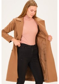Resim Dewberry Bayan Palto Z6765 Camel 