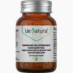 Resim VeNatura Oregano Oil Kompleks İzmir Kekiği Yağı 30 Yumuşak Kapsül 