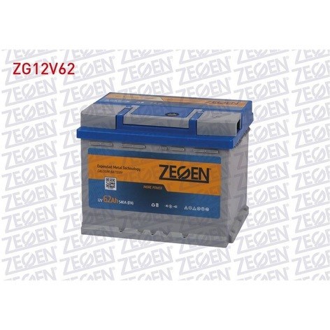 Zegen-zg12v62 - Aku 12v 62 Ah 242x175x190 Fiyatı ve Özelliklerı