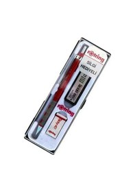 Resim Rotring Okul Seti Versatil + Min Silgi 0.7 MM Kırmızı Ro-K 
