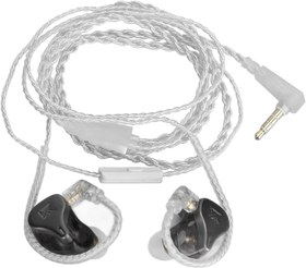 Resim Zunate Kablolu Kulaklıklar, KZ-DQ6 HiFi Kulak İçi Stereo Gürültü Engelleme Kablolu Kulaklık K Şarkı Canlı Oyun Subwoofer Kulaklık, Çıkarılabilir Kablo ve Mikrofon, Oyun Spor Müzik için 