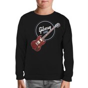 Resim Gitar - Gibson - USA Siyah Çocuk Sweatshirt 