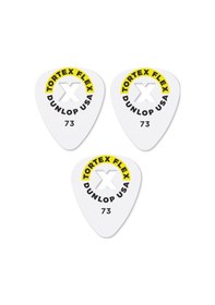 Resim Jim Dunlop 428x0.73 Gitar Pena 3 Adet 0.73 Mm Tortex Flex X 