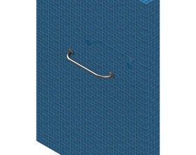 Resim ALPA Paslanmaz Engelli Tutamak (60 cm Krom) 