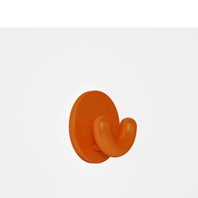 Resim Smilee Turuncu Ahşap Çocuk Odası Askılık 15 x 9 cm 
