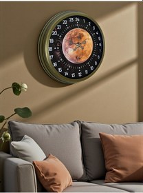 Resim Büro Ev Ofis Hediyesi İçin 40cm Eskitme Vintage Tasarım Duvar Saati Diğer 