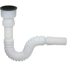 Resim Özbest Körüklü Pisuar Sifonu Pisuvar Gideri 