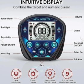 Resim MD-840B Yüksek Hassasiyet Altın Metal Dedektörü 