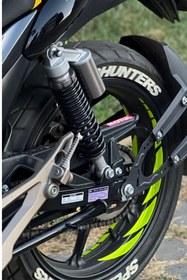 Resim Banxtre Motor Jantı İçin Neon Sarı Dekoratif Sticker Seti 