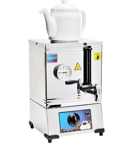 Resim Emir Gold Çay 1 Demlikli Elektrikli Çay Ocağı Kazanı Pleytsiz 