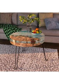 Resim Epoksi Silikon Yuvarlak Yerli Sehpa Kalıbı 40 Cm 