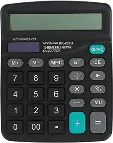 Resim Standart Fonksiyonlu 12 Haneli Geniş Lcd Ekran,pill Masaüstü Hesap Makinesi 